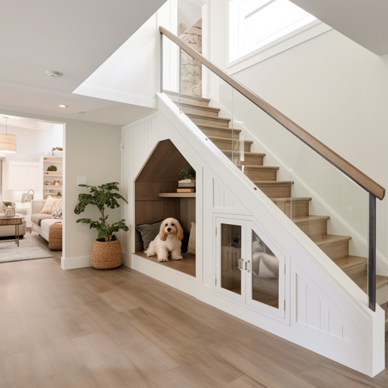 15 Genius Dog Room Under Stairs Ideas Your Pup Will Adore - Hearthandpetals